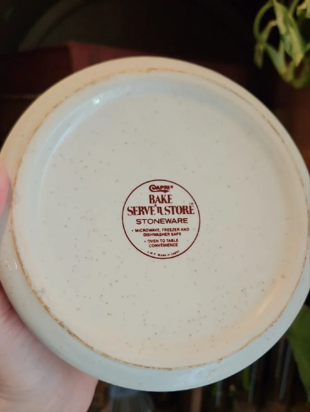White Ceramic Covered Casserole with Yellow Floral Design
